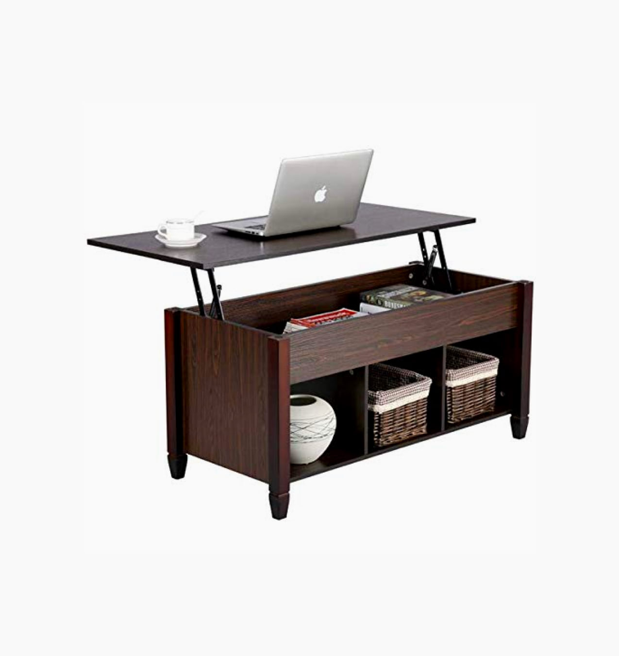 Ottoman Table Top Lift Coffee - Imagen 2
